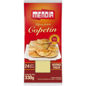 Tapas para empanadas Mendia para copetín 24 u.