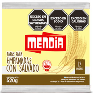 Tapas para empanada Mendia integral x 12 uni
