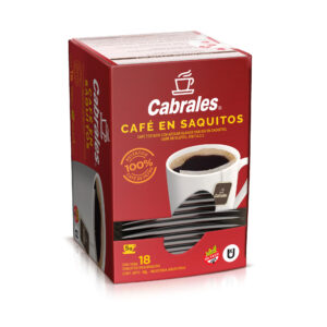 Café en saquitos Cabrales caja x 18 uni