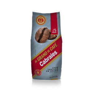 Café en granos tostado Cabrales en bolsa 500 g.