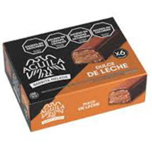 Barrita helada Aguila de dulce de leche en caja 6 uni