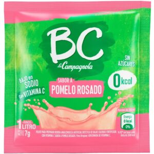 Jugo en polvo BC La Campagnola pomelo rosado 7 g.