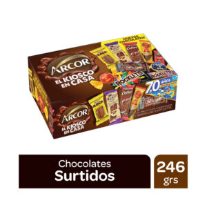 Bombones surtidos kiosko Arcor caja 246 g.