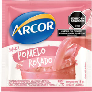 Jugo en polvo Arcor de pomelo rosado 15 grs