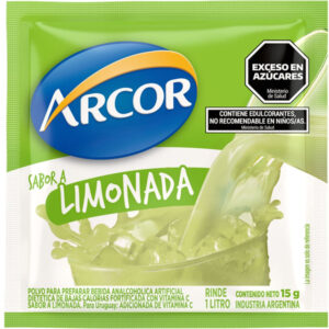 Jugo en polvo Arcor de limonada 15 grs