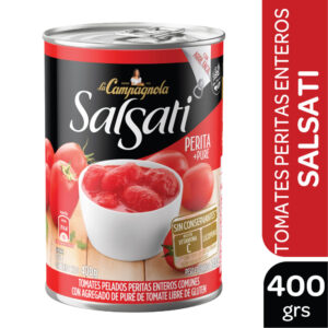 Tomate perita pelado Salsati 400 g.