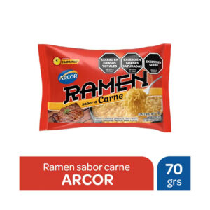 Fideos ramen Arcor sabor carne 70 grs