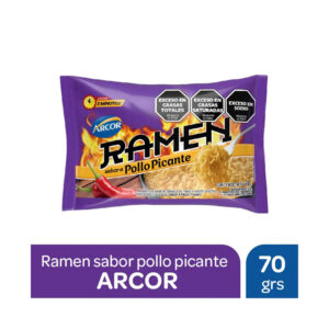 Fideos ramen Arcor pollo picante 70 grs