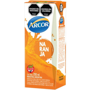 Jugo listo Arcor de naranja 200 ml