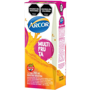 Jugo listo Arcor de multifruta 200 ml