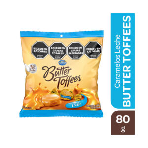 Caramlos Butter Toffees rellenos de dulce de leche 80 grs
