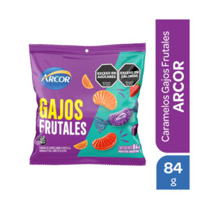 Caramelos surtidos Arcor gajitos bolsa 84 grs