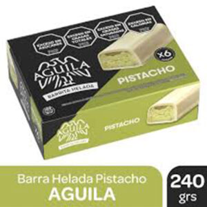Barrita helada Aguila de pistacho en caja 6 uni