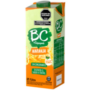 Jugo listo BC sabor naranja brick 1 L