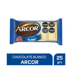 Chocolate blanco Arcor 25 g.