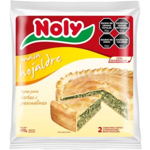 Tapa para pascualina hojaldre Doña Noly bolsa x 2 uni