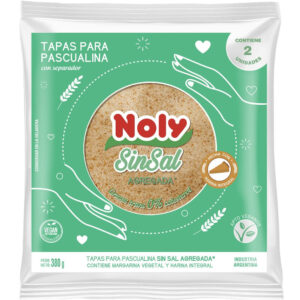 Tapa para pascualina integral Doña Noly sin sal bolsa x 2 uni