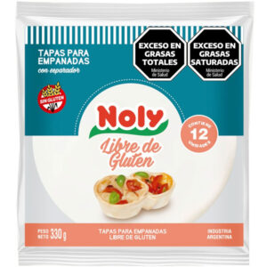 Tapa para empanada criolla Noly sin tacc 12 uni