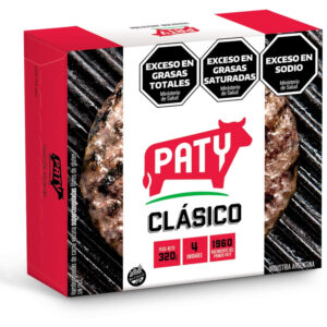 Hamburguesa Paty clásico en caja 4 uni