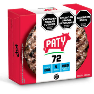 Hamburguesa Paty 72 g. caja x 4 uni