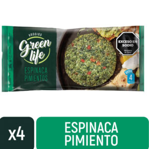 Medallón veggies Green Life de espinaca y pimiento 380 g.