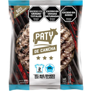 Hamburguesa de carne de cancha Paty fp 2 uni