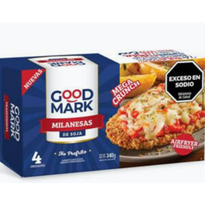 Milanesa de soja rebozado Good Mark en caja 4 uni