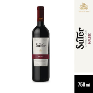 Vino tinto Malbec Suter 750 ml