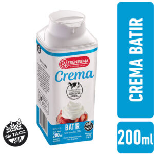 Crema La serenisima para batir 200 cc.