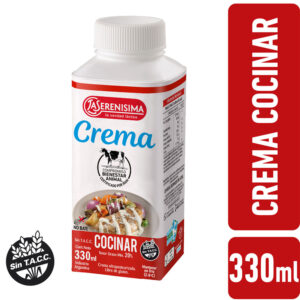 Crema La serenisima para cocinar 330 cc.