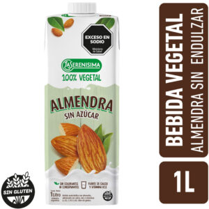 Alimento veg. beb. La Serenísima almendra s azúcar 1000 cc.