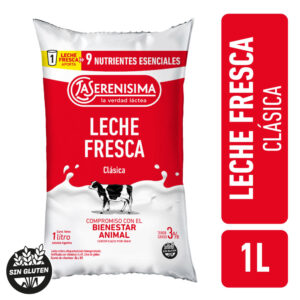 Leche La Serenísima ultra entera multivit 3% sachet 1 lt