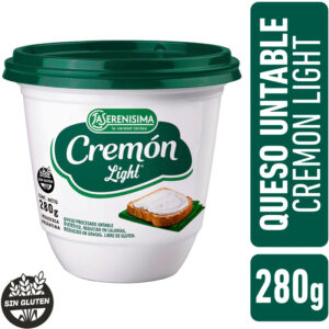 Queso La Serenísima cremón light pote 280 g.
