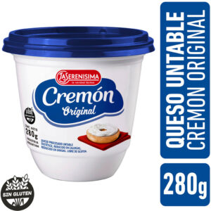 Queso cremón La Serenísima original pote 280 g.