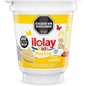 Postre Ilolay kids vainilla 120 g.