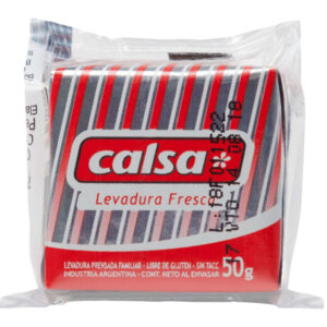 Levadura fresca prensada Calsa 50 g.