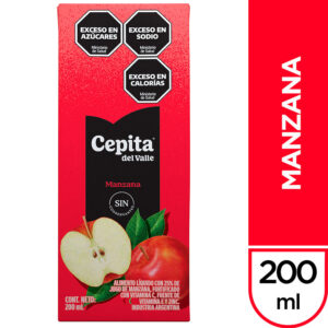 Jugo Cepita del Valle manzana 200 cc.