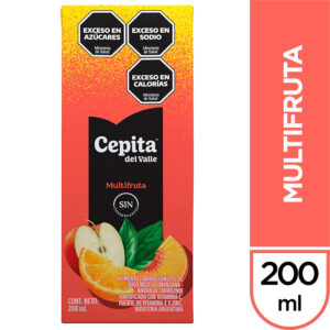 Jugo Cepita del Valle multifruta 200 cc.