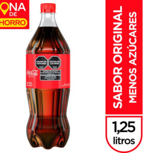 Gaseosa cola Coca Cola sabor original 1,25 lts