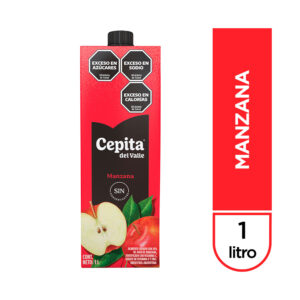Jugo Cepita del valle 25% manzana 1 l.