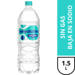 Agua mineralizada bajo sodio sin gas Benedictino 1.5 lts