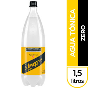 Gaseosa Schweppes Zero agua tónica 1,5 lts