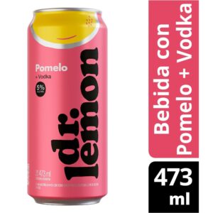Aperitivo con alcohol pomelo vodka Dr Lemon lata 473 cc.