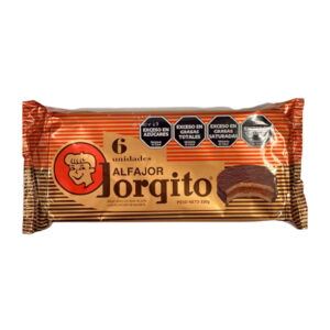 Alfajor Jorgito chocolate 6 u.
