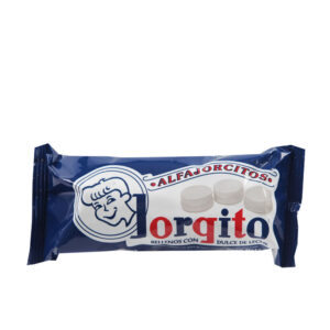 Alfajor Jorgito relleno dulce de leche baño azucarado 6 u.