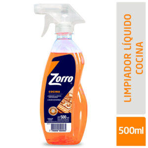 Zorro Pequeñas Superficies Antigrasa 500 ml