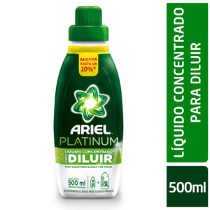 Jabón concentrado Ariel Platinum Botella 500 ml