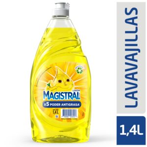 Detergente Magistral Ultra Limón Botella 1,4 lts
