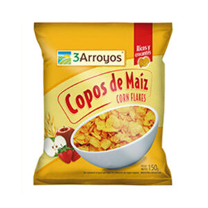 Copos de maíz 3 Arroyos en bolsa 150 g.