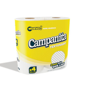 Papel higiénico ecológico Campanita 4 u. x 30 m.